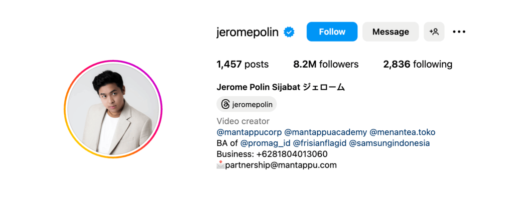 influencer pendidikan jerome polin